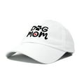 thumbnail image 1 of DALIX Dog Mom Baseball Cap Women's Hats Dad Hat in White, 1 of 7