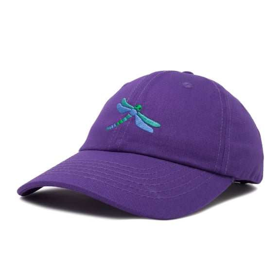 DALIX Dragonfly Womens Baseball Cap Fashion Hat in Purple