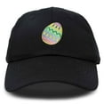 thumbnail image 1 of DALIX Elegant Colorful Egg Easter Hat Womens Embroidered Baseball Cap in Black, 1 of 6