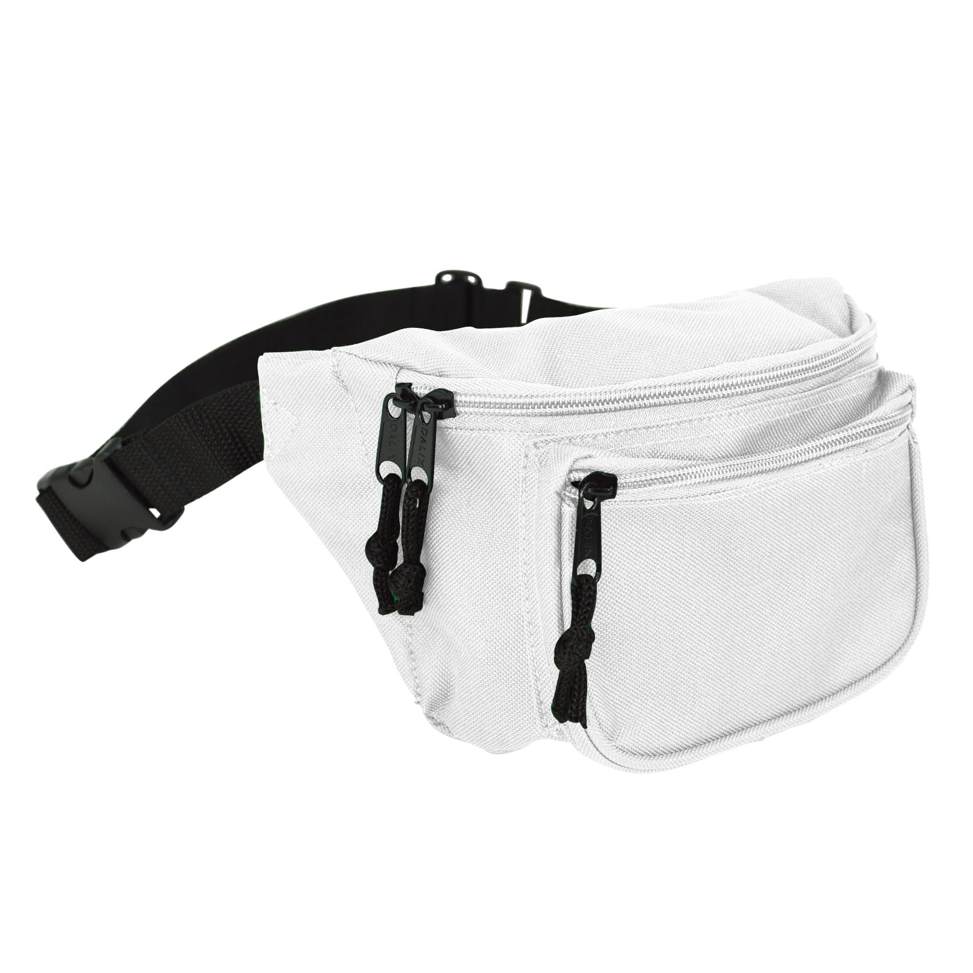  DALIX Small Fanny Pack Waist Pouch S XS Size 24 to 31 in Black  | Waist Packs