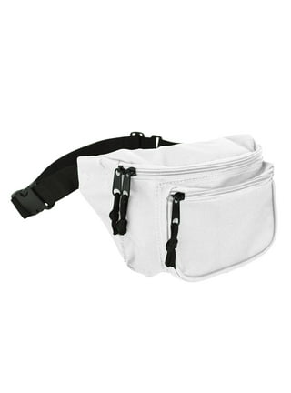 Black and cheap white fanny pack