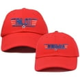 thumbnail image 1 of DALIX Father Son Pilot and Wingman Matching Hat Set Embroidered Baseball Cap in Red, 1 of 7