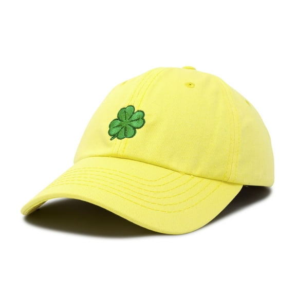 DALIX Four Leaf Clover Hat Baseball Cap St. Patrick's Day Cotton Caps Minion Yellow