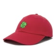 thumbnail image 1 of DALIX Four Leaf Clover Hat Baseball Cap St. Patrick's Day Cotton Caps Red, 1 of 7