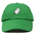 thumbnail image 1 of DALIX Ghost Embroidery Dad Hat Baseball Cap Cute Halloween in Kelly Green, 1 of 5