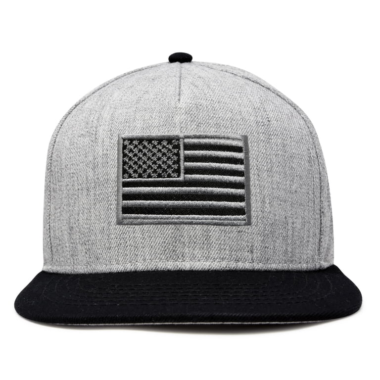 Antourage American Flag Unisex Baseball Hat for Men and Women | USA Flag Mesh Snapback Flat Visor Cap + 2 Patriotic Patches, (01) Olive, One size