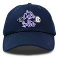 thumbnail image 1 of DALIX Halloween Hat Too Cute To Spook Womens Baseball Cap in Navy Blue, 1 of 6