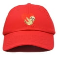 thumbnail image 1 of DALIX Heart Cute Sloth Hat Womens Embroidered Baseball Cap in Red, 1 of 6