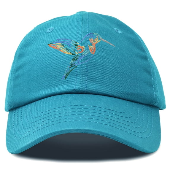DALIX Hummingbird Hat Baseball Cap Mom Nature Wildlife Birdwatcher Gift in Teal