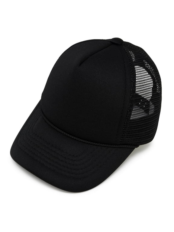 Infant Trucker Hat Baby Cap Tiny Extra Small Girls Boys in Black