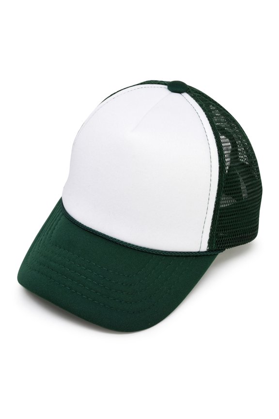 Infant Trucker Hat Baby Cap Tiny Extra Small Girls Boys in Green White