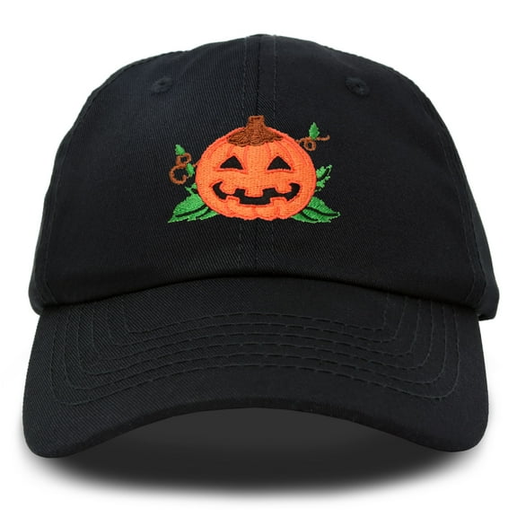 DALIX Jack-O-Lantern Halloween Pumpkin Hat Boys Girls Baseball Cap in Black