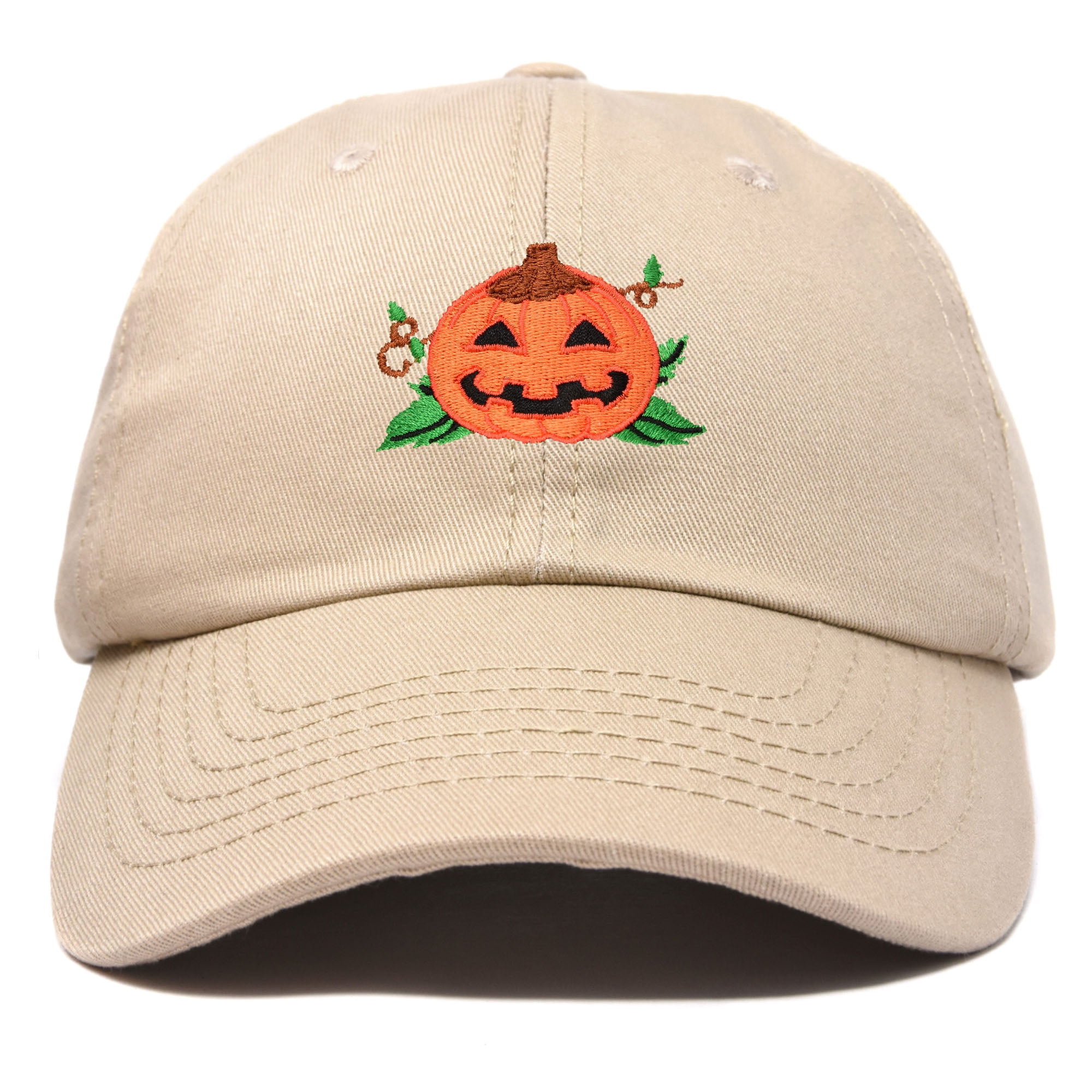 Casquette D’Halloween – Visage De Citrouille Brodé, Réglable, Unisexe, Parfaite Pour Les Fêtes Et Déguisements