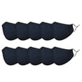 thumbnail image 1 of DALIX Kids Cotton Face Mask Reuseable Washable in Navy Blue Made in USA - XXS-XS Size 10 Pack, 1 of 5