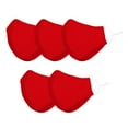 thumbnail image 1 of DALIX Kids Cotton Face Mask Reuseable Washable in Red Made in USA - XXS-XS Size 5 Pack, 1 of 5