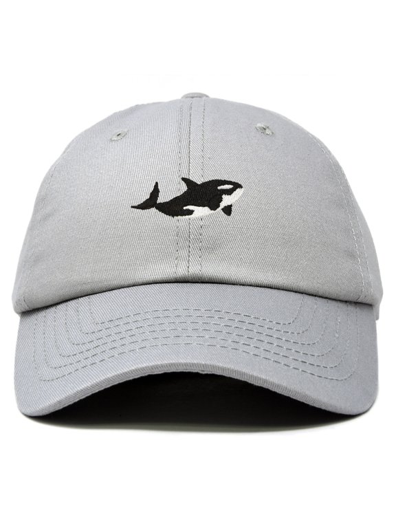 Killer Whale Hat Orca Marine Life Baseball Cap in Gray