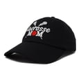 thumbnail image 1 of DALIX Lacrosse Mom Hat Women's Baseball Caps Unstructured Dad Hats in Black, 1 of 7