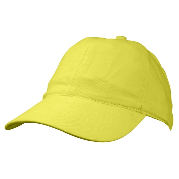 DALIX Ladies Ponytail Cap Half Visor with Adjustable Elastic Band Minion Yellow