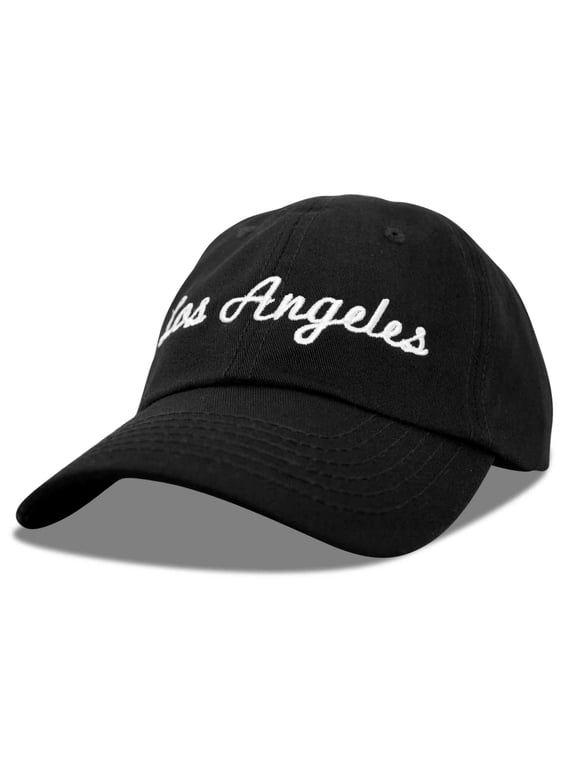 Los Angeles Baseball Cap Mens Womens Hats LA in Black