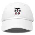 thumbnail image 1 of DALIX Lucha Libre Luchador Ball Cap Embroidered Hat in White, 1 of 6