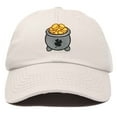 thumbnail image 1 of DALIX Lucky Pot Of Gold Hat Womens Embroidered Baseball Cap in Beige, 1 of 6