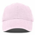 thumbnail image 1 of DALIX Mens Pigment Dyed Washed Cotton Cap - Adjustable Hat 6 Panel Unstructured (Pink), 1 of 5