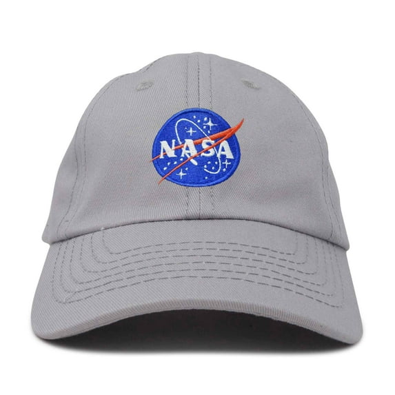 DALIX NASA Meatball Insignia Infant Hat Baseball Cap Girls Boys in Gray