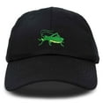 thumbnail image 1 of DALIX Nature Outdoors Grasshopper Baseball Cap Embroidered Hat in Black, 1 of 7