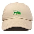thumbnail image 1 of DALIX Nature Outdoors Grasshopper Baseball Cap Embroidered Hat in Khaki, 1 of 7