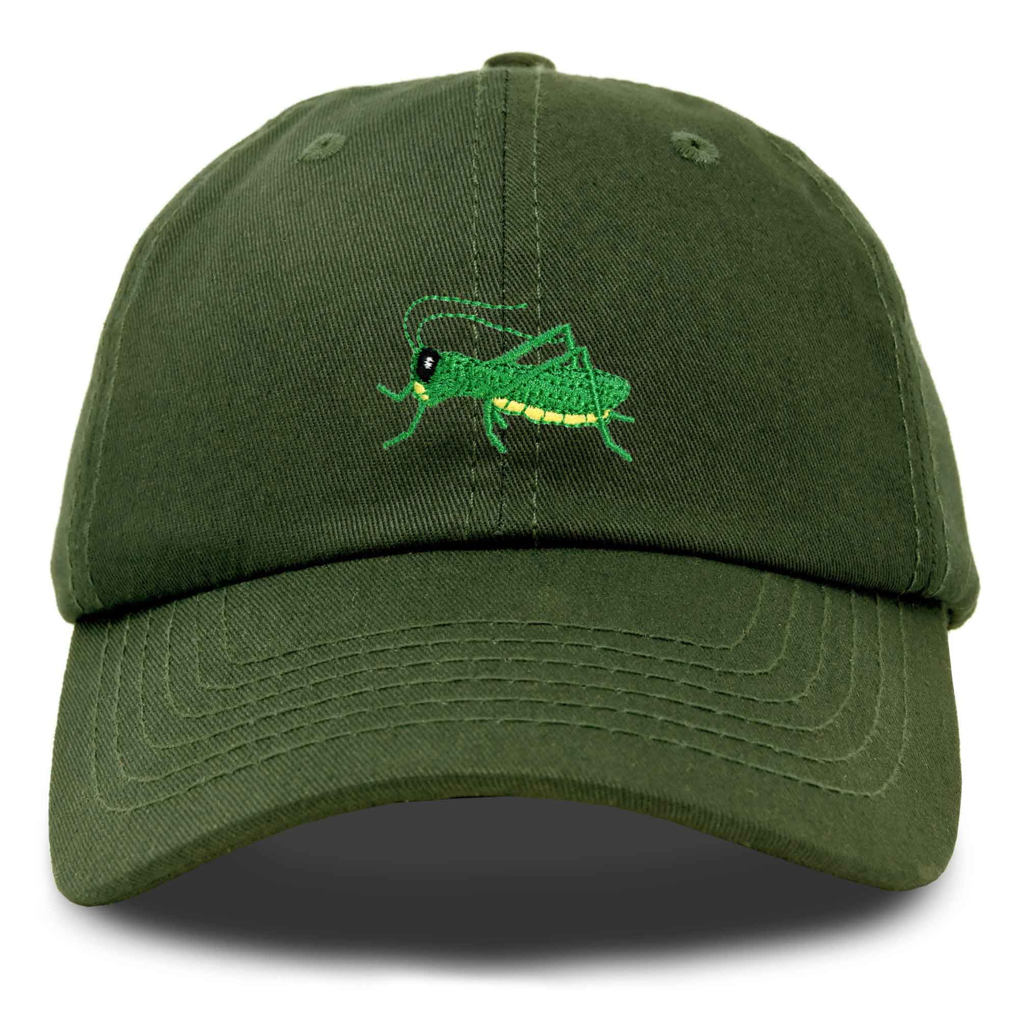DALIX Nature Outdoors Grasshopper Baseball Cap Embroidered