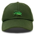 thumbnail image 1 of DALIX Nature Outdoors Grasshopper Baseball Cap Embroidered Hat in Olive, 1 of 7