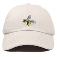 thumbnail image 1 of DALIX Nature Wasp Hat Mens Womens Embroidered Baseball Cap in Beige, 1 of 7