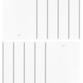 thumbnail image 1 of DALIX PVC Vertical Blind Replacement Slats Curved Smooth White 82.5 x 3.5 (10-Pack), 1 of 5