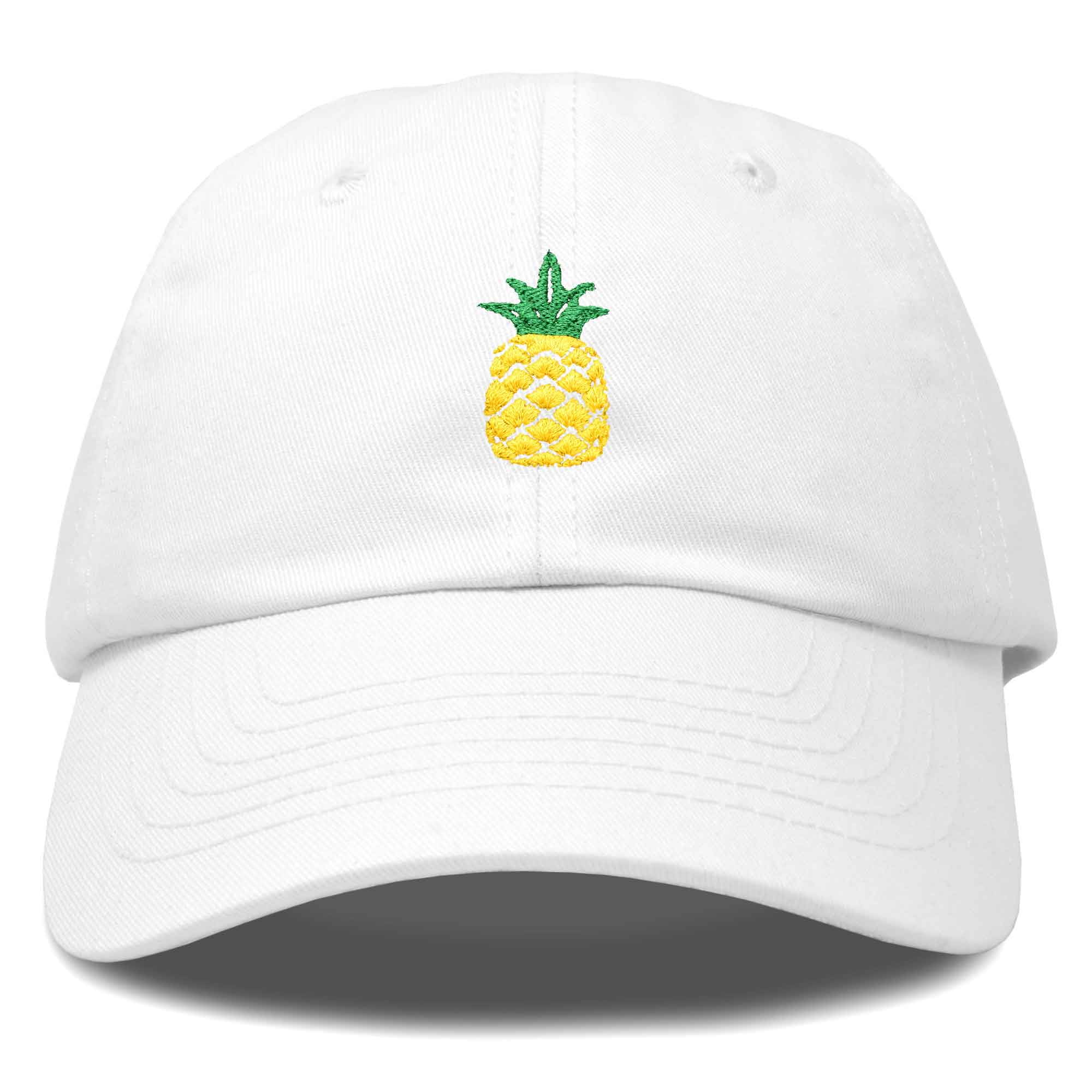 DALIX Pineapple Dad Hat Cotton Twill Baseball Cap Premium Stitched
