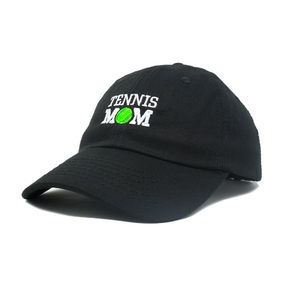 DALIX Premium Cap Tennis Mom Hat for Women Hats and Caps in Black