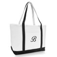 thumbnail image 1 of DALIX Premium Women's Tote Bags Large Tote Bag Personalized Gifts Black B, 1 of 8