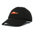thumbnail image 1 of DALIX Race Car Hats Dad Hat Baseball Cap Embroidered Custom Cotton Caps in Black, 1 of 7