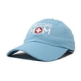 thumbnail image 1 of DALIX Rescue Mom Womens Baseball Cap Dad Hat in Light Blue, 1 of 7