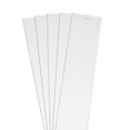 thumbnail image 1 of DALIX Ribbed Vertical Blinds Replacement Slats White Vinyl 58.5" Window 5 Pack, 1 of 4