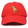 thumbnail image 1 of DALIX Sabertooth Tiger Kids Hat Boys Girls Baseball Cap in Red, 1 of 5