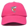 thumbnail image 1 of DALIX Shark with Heart Valentine's Day Hat Womens Embroidered Baseball Cap in Hot Pink, 1 of 6