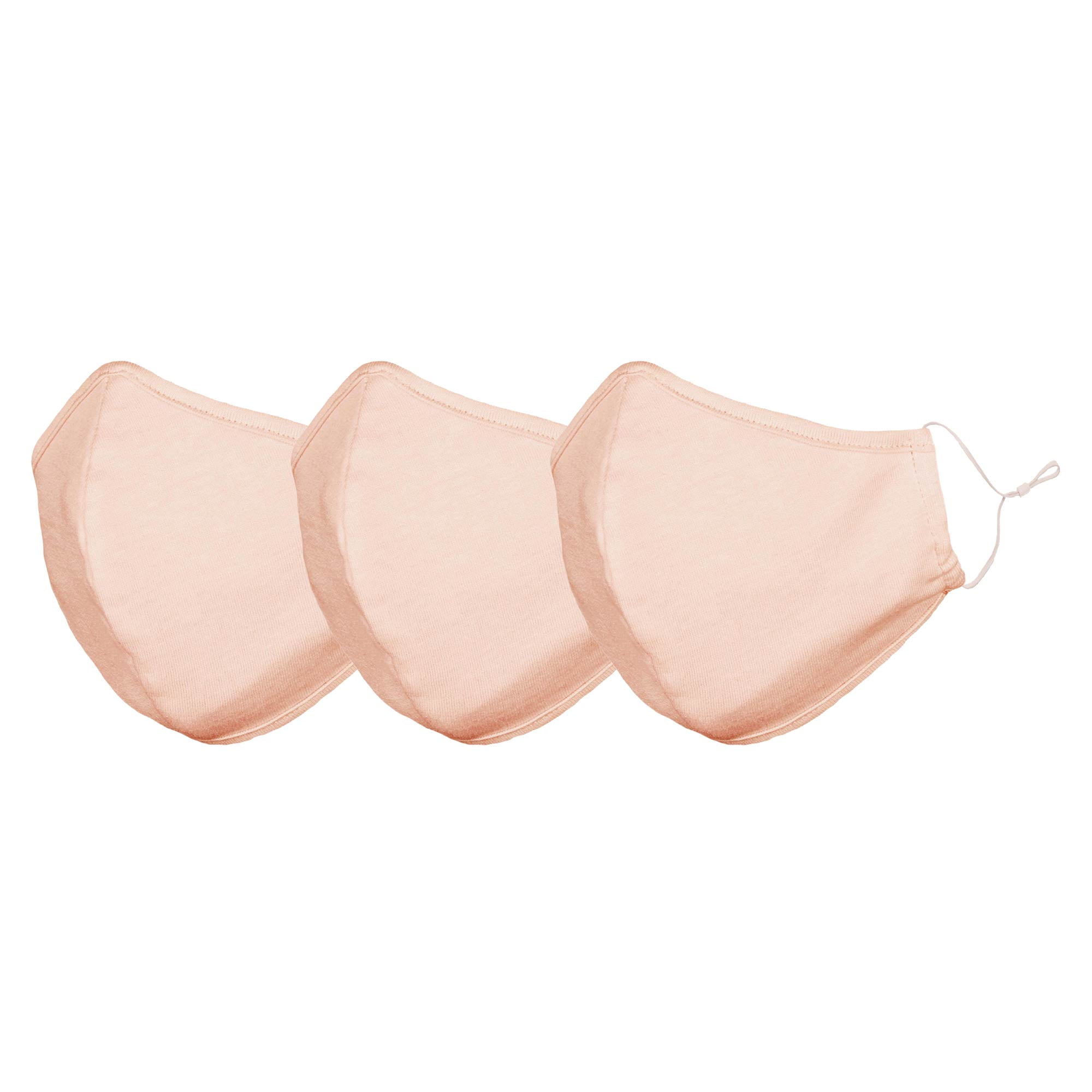 DALIX Skin Tone Face Mask 3 Layer Filter Pocket Nose Piece Birch LXL