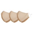 thumbnail image 1 of DALIX Skin Tone Face Mask 3 Layer Filter Pocket Nose Piece Dawn - S-M (3-Pack), 1 of 7