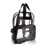 DALIX Small Clear Backpack Transparent PVC Security School Bag