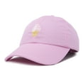 thumbnail image 1 of DALIX Soft Serve Ice Cream Hat Cotton Baseball Cap in Light Pink, 1 of 7
