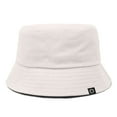 thumbnail image 1 of DALIX Solid 100% Cotton Unisex Outdoor Summer Bucket Hat in Off-White Small, 1 of 5