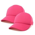 thumbnail image 1 of DALIX Solid Blank Trucker Hats Caps (2 for 1 Deal) in Hot Pink, 1 of 6