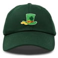 thumbnail image 1 of DALIX St. Patricks Leprechaun Hat Womens Embroidered Baseball Cap in Dark Green, 1 of 6