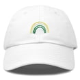 thumbnail image 1 of DALIX St. Patricks Rainbow Hat Womens Embroidered Baseball Cap in White, 1 of 4