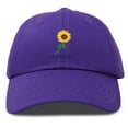 thumbnail image 1 of DALIX Sunflower Hat Womens Floral Baseball Cap in Purple, 1 of 6